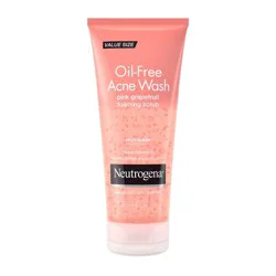 Neutrogena Oil Free Pink Grapefruit Acne Face Wash with Vitamin C for Breakouts - 6.7 fl oz: Noncomedogenic, Paraben-Free, Sulfate-Free, For Normal