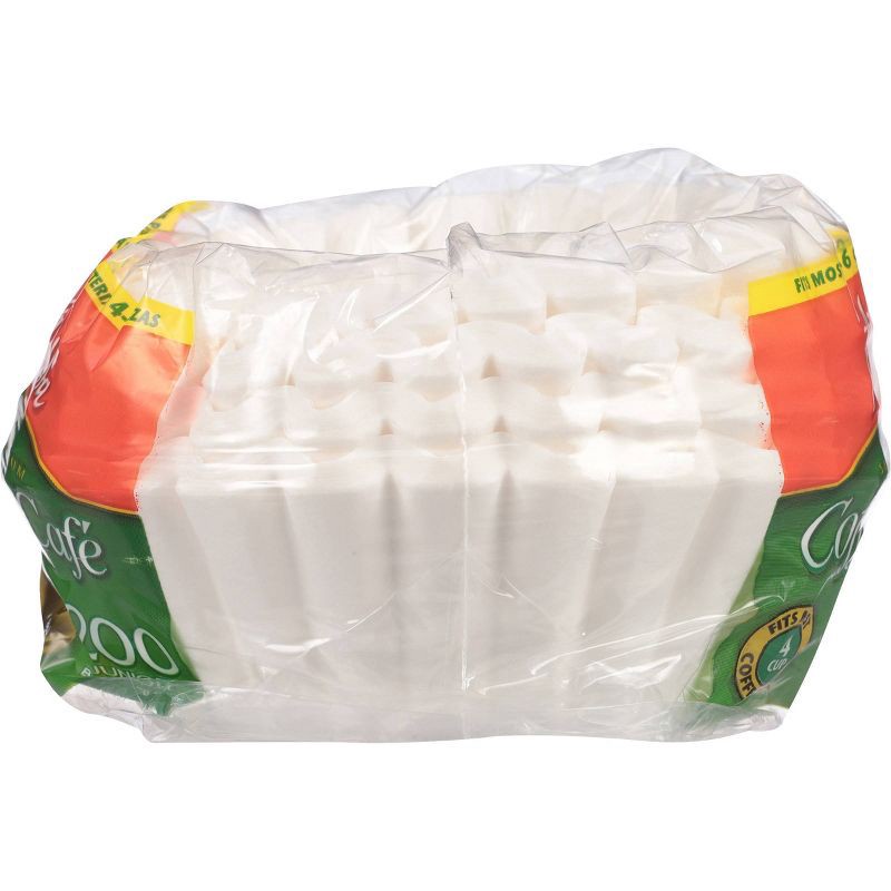 slide 7 of 7, Melitta 4-6cup White Coffee Filters 200ct: Small Basket Filters, 5 Cup Size, Disposable Paper, Brown Color, 200 Pack, 200 ct, 200 ct