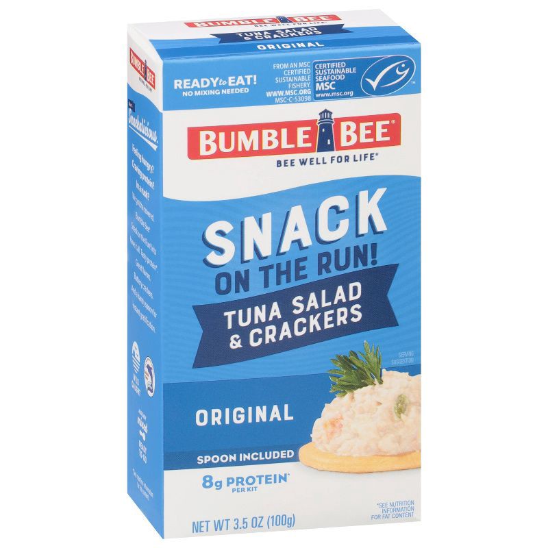 slide 3 of 10, Bumble Bee Tuna Salad with Crackers Snack Kit - 3.5oz, 3.5 oz