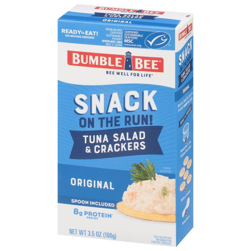 slide 4 of 10, Bumble Bee Tuna Salad with Crackers Snack Kit - 3.5oz, 3.5 oz