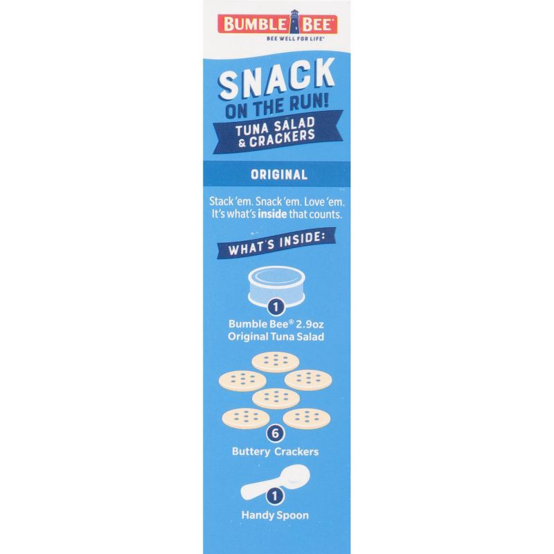 slide 5 of 10, Bumble Bee Tuna Salad with Crackers Snack Kit - 3.5oz, 3.5 oz