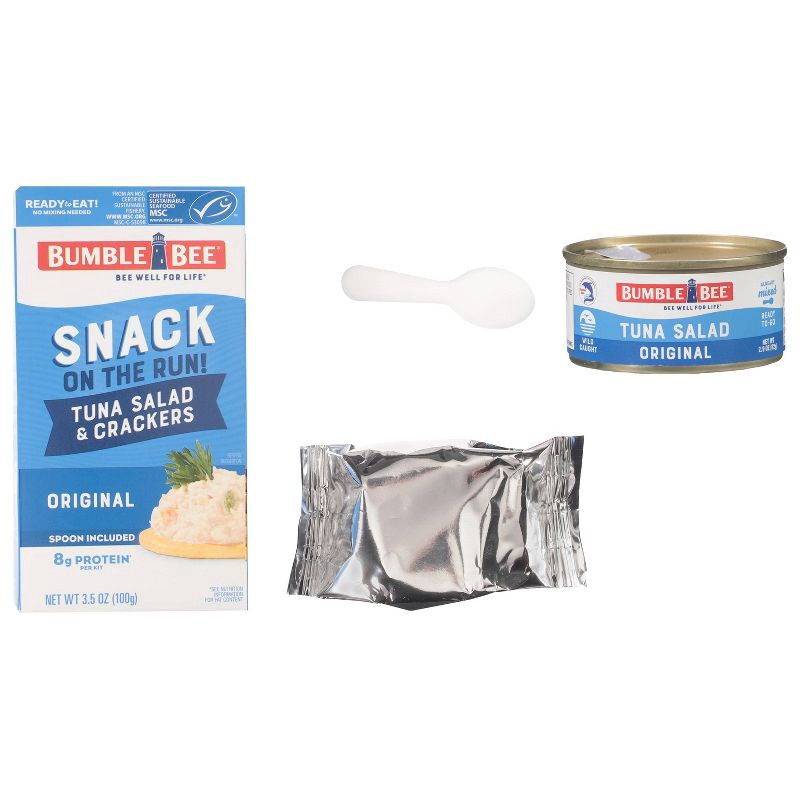 slide 6 of 10, Bumble Bee Tuna Salad with Crackers Snack Kit - 3.5oz, 3.5 oz
