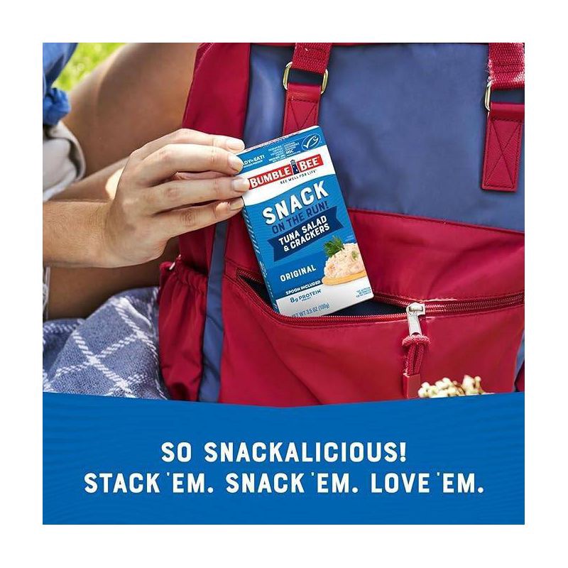 slide 8 of 10, Bumble Bee Tuna Salad with Crackers Snack Kit - 3.5oz, 3.5 oz