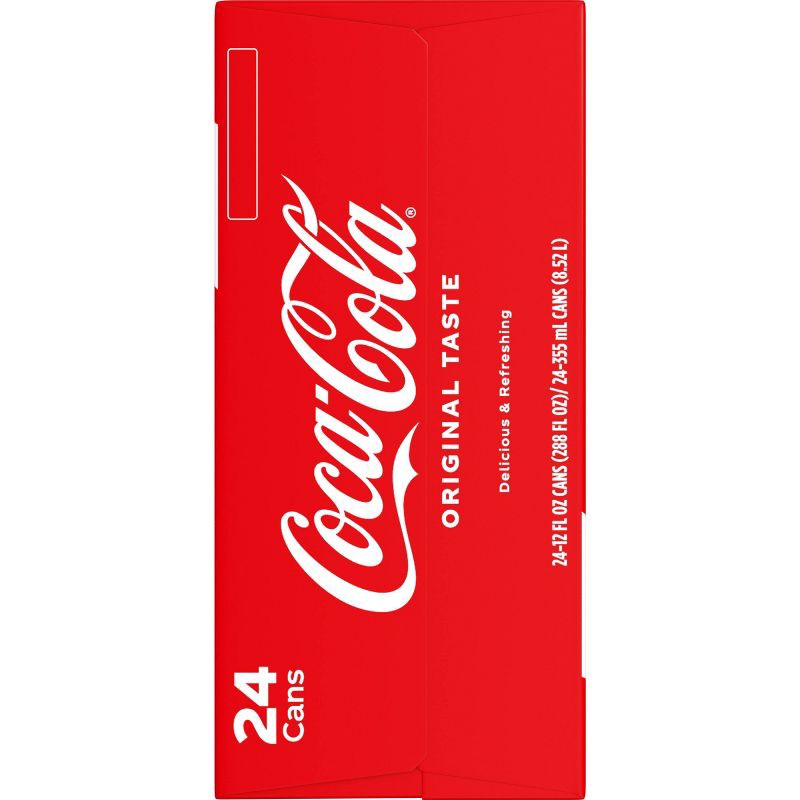 slide 3 of 8, Coca-Cola Soda - 24pk/12 fl oz Cans, 24 ct; 12 fl oz