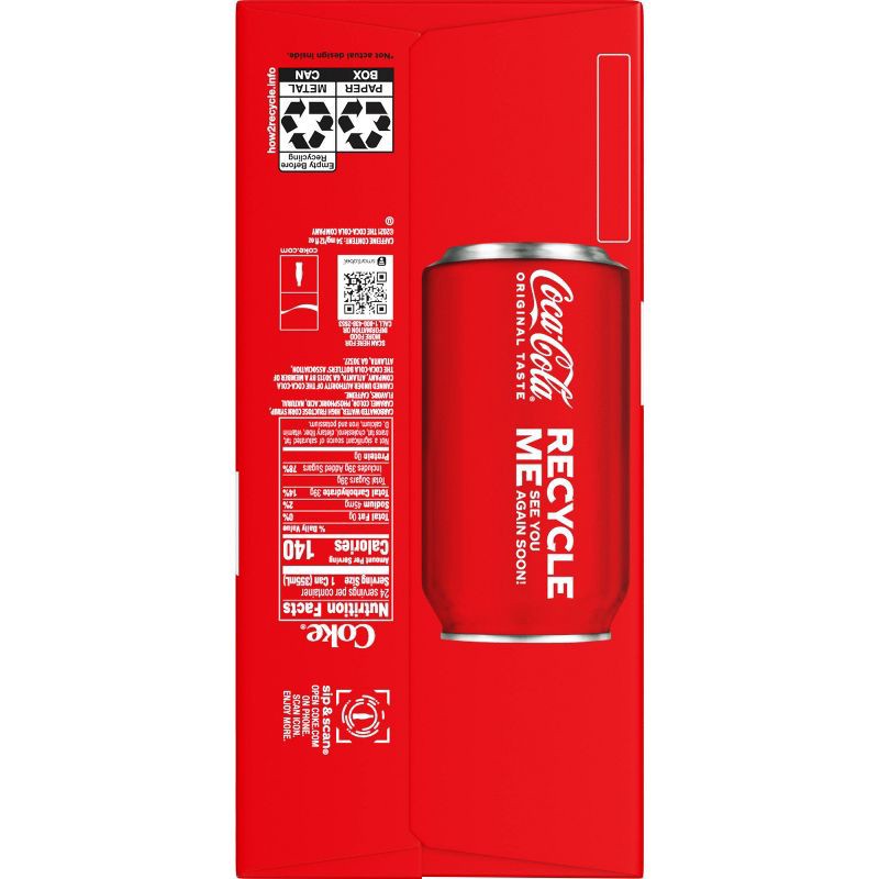 slide 4 of 8, Coca-Cola Soda - 24pk/12 fl oz Cans, 24 ct; 12 fl oz