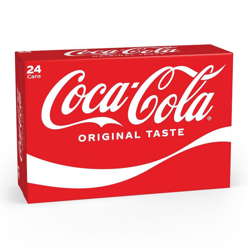 slide 5 of 8, Coca-Cola Soda - 24pk/12 fl oz Cans, 24 ct; 12 fl oz