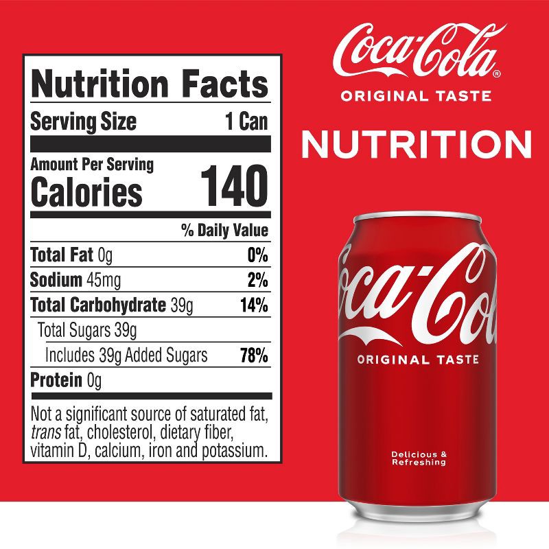 slide 7 of 8, Coca-Cola Soda - 24pk/12 fl oz Cans, 24 ct; 12 fl oz
