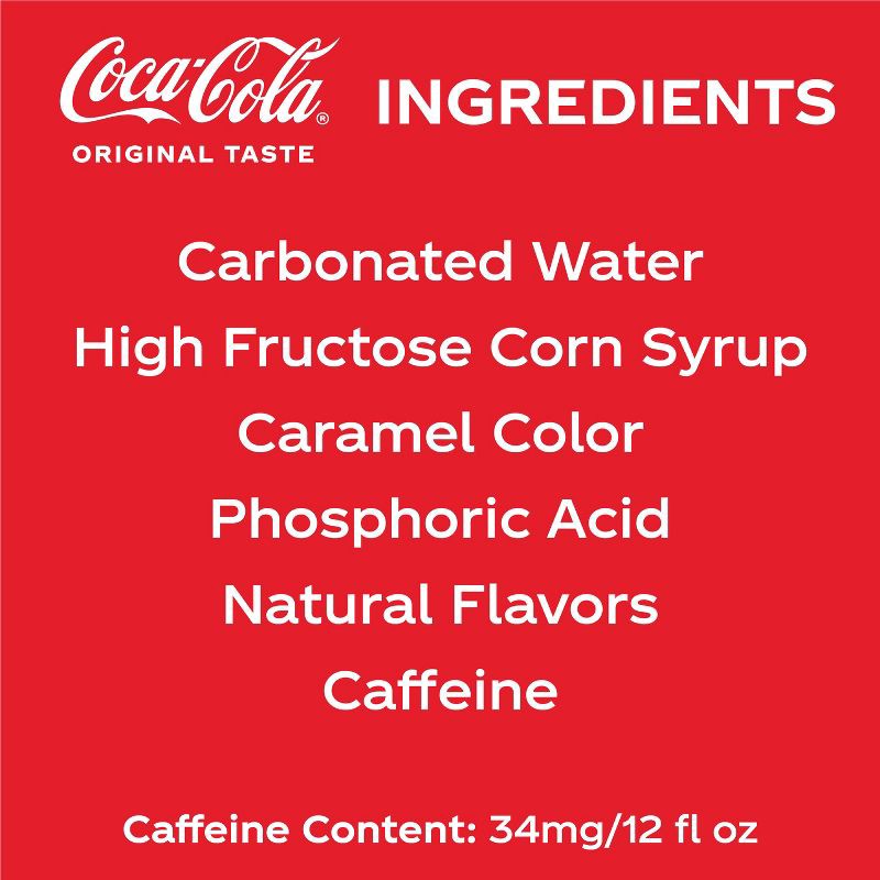 slide 8 of 9, Coca-Cola Soda - 24pk/12 fl oz Cans, 24 ct; 12 fl oz