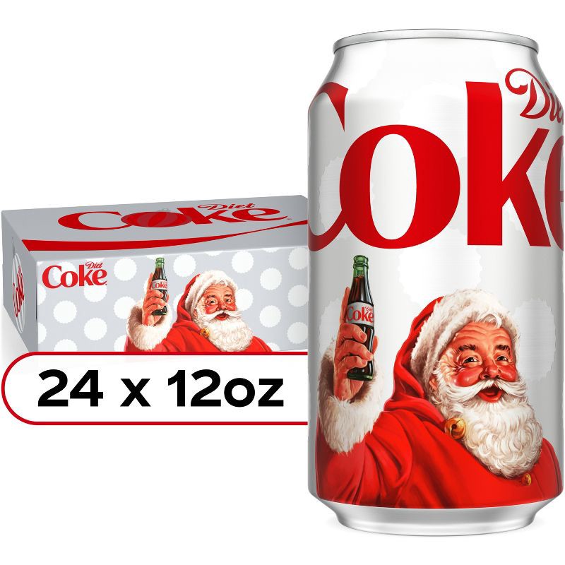 slide 1 of 6, Diet Coke Soda - 24pk/12 fl oz Cans, 24 ct; 12 fl oz