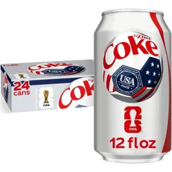 Diet Coke Soda - 24pk/12 fl oz Cans