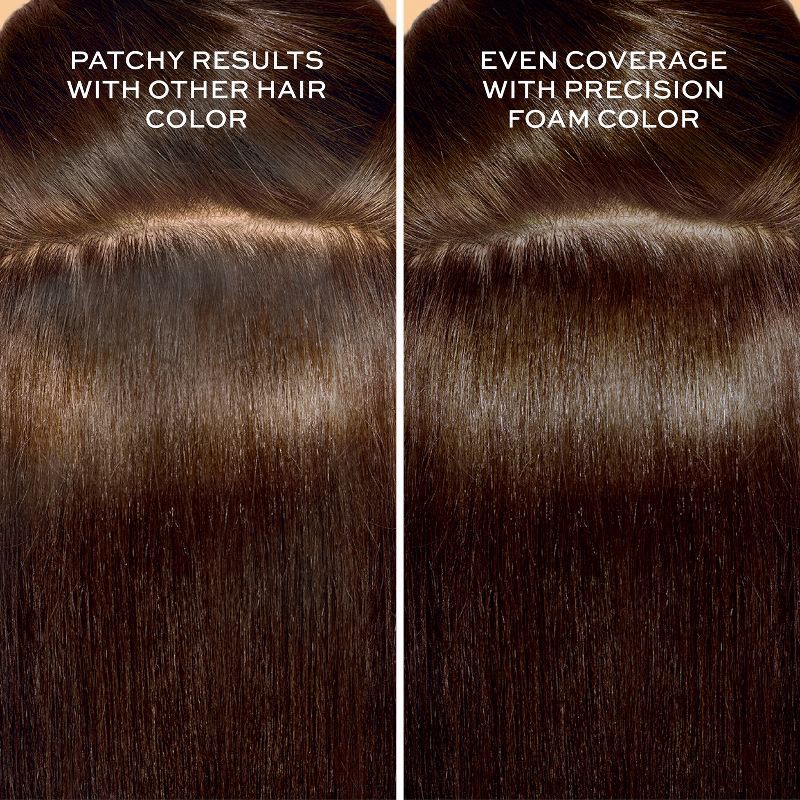 slide 3 of 9, John Frieda Brilliant Brunette Precision Foam Color, Hair Color Foam - 5N Medium Natural Brown, 1 ct