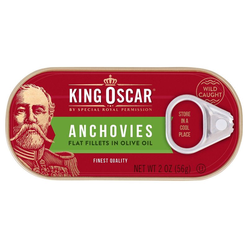 slide 1 of 4, King Oscar Anchovies in Olive Oil - 2oz, 2 oz