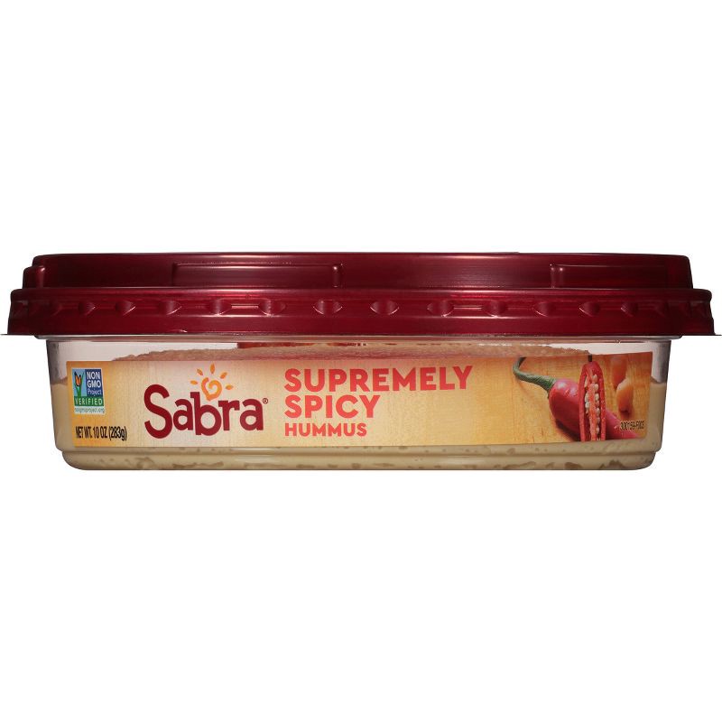 slide 5 of 5, Sabra Spicy Hummus - 10oz, 10 oz