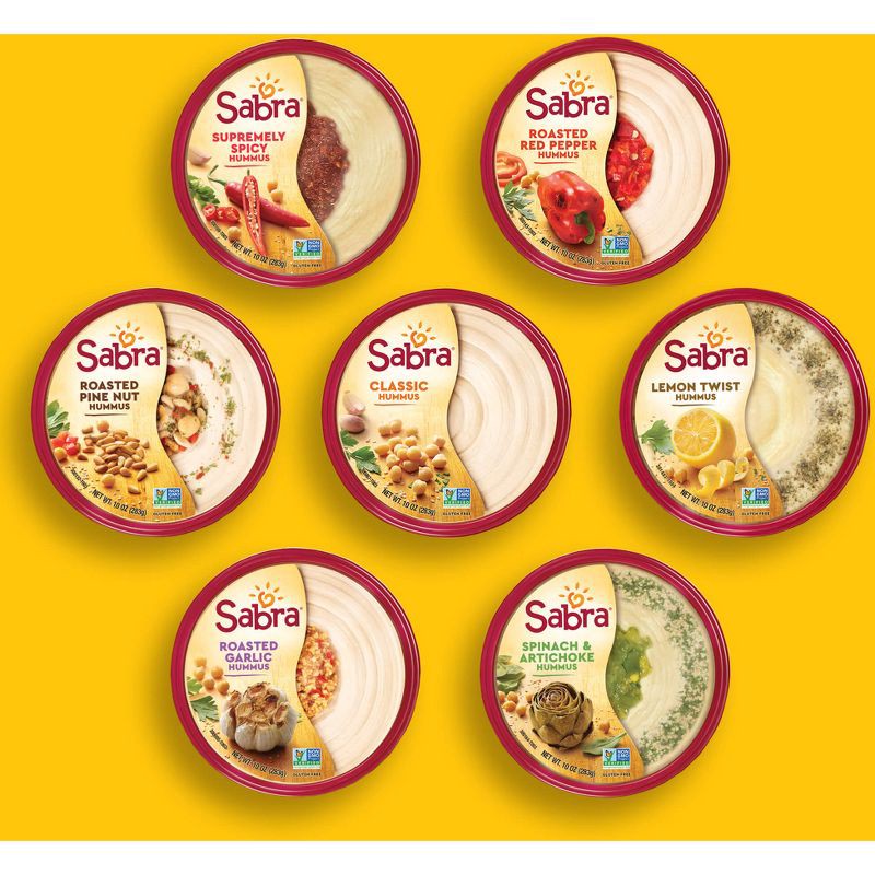 slide 6 of 6, Sabra Roasted Garlic Hummus - 10oz, 10 oz