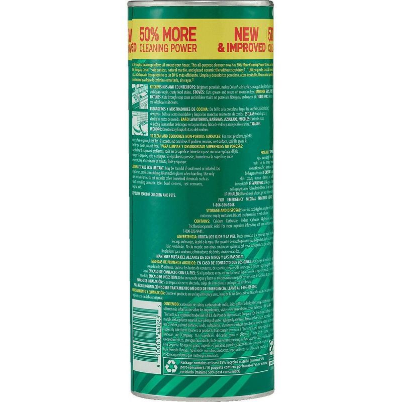 slide 2 of 5, Comet with Bleach Disinfectant Cleanser Scratch Free - 21oz, 21 oz