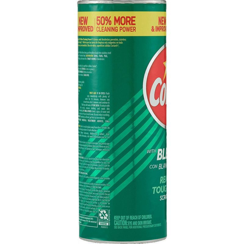 slide 4 of 5, Comet with Bleach Disinfectant Cleanser Scratch Free - 21oz, 21 oz