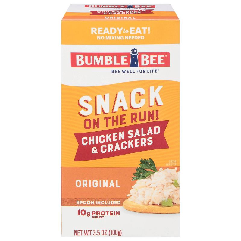 slide 1 of 10, Bumble Bee Chicken Salad with Crackers Snack Kit - 3.5oz, 3.5 oz