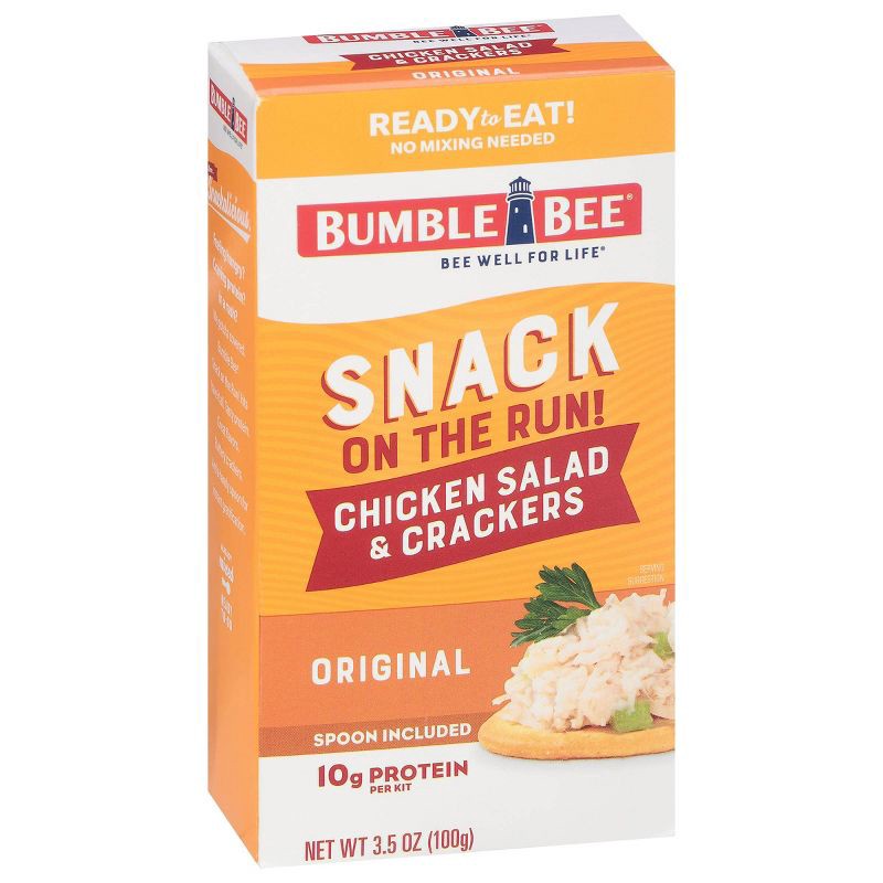slide 3 of 10, Bumble Bee Chicken Salad with Crackers Snack Kit - 3.5oz, 3.5 oz