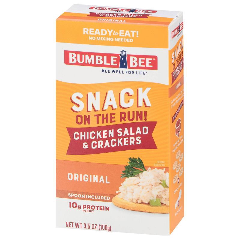 slide 4 of 10, Bumble Bee Chicken Salad with Crackers Snack Kit - 3.5oz, 3.5 oz