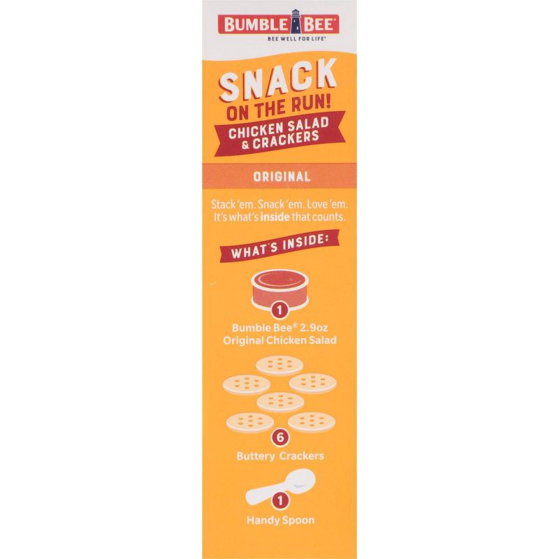 slide 5 of 10, Bumble Bee Chicken Salad with Crackers Snack Kit - 3.5oz, 3.5 oz