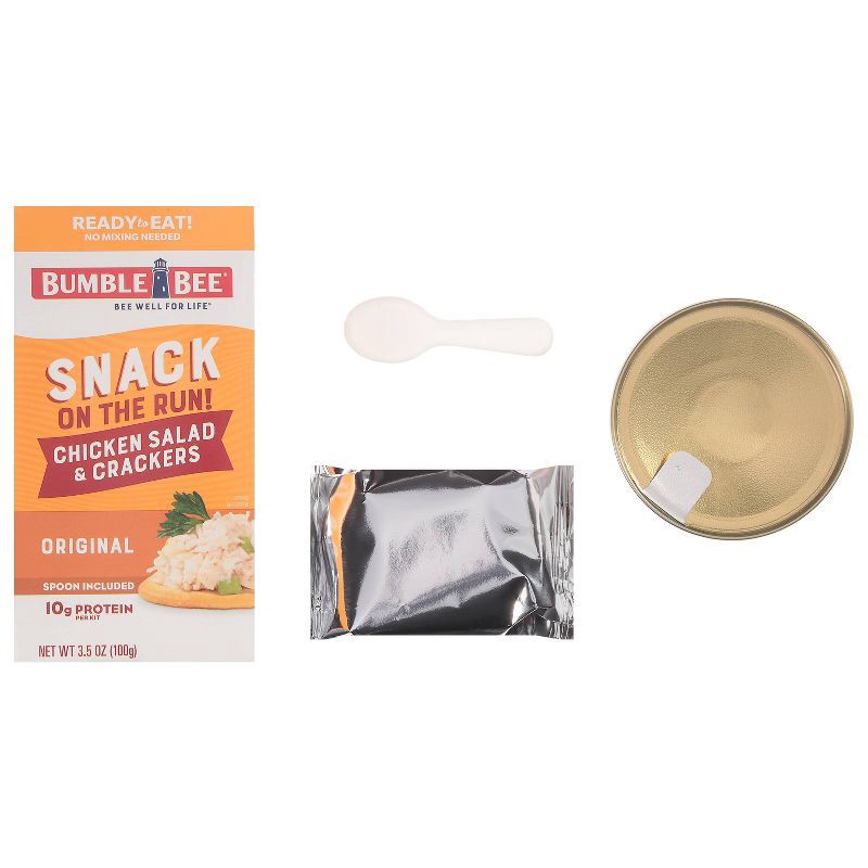 slide 6 of 10, Bumble Bee Chicken Salad with Crackers Snack Kit - 3.5oz, 3.5 oz