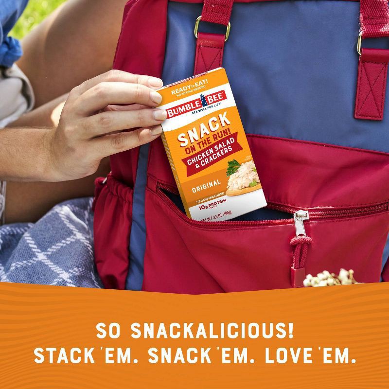 slide 9 of 10, Bumble Bee Chicken Salad with Crackers Snack Kit - 3.5oz, 3.5 oz