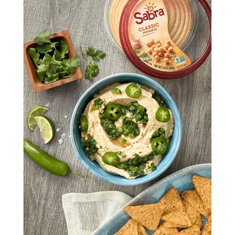 slide 8 of 8, Sabra Classic Hummus - 10oz, 10 oz