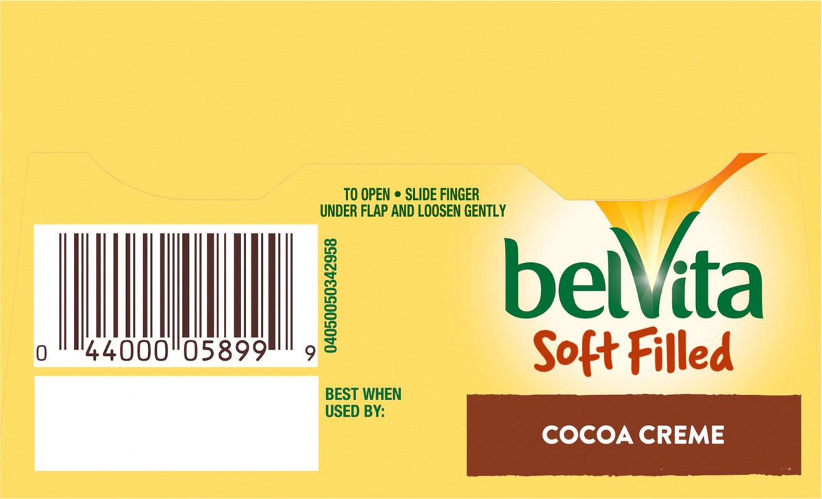 slide 7 of 9, belVita Nabisco belVita Belvita Soft Filled Cocoa Creme Soft Baked Biscuits 5-1.76 Oz. Packs, 8.8 oz