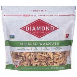 Diamond Shelled Walnuts - 16oz