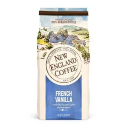New England Coffee New England French Vanilla Medium Roast Coffee Ground Coffee - 11oz