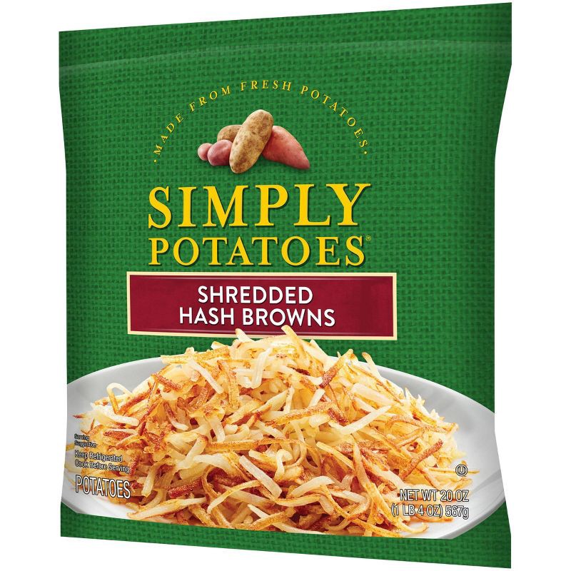 slide 3 of 4, Simply Potatoes Gluten Free Shredded Hash Browns - 20oz, 20 oz