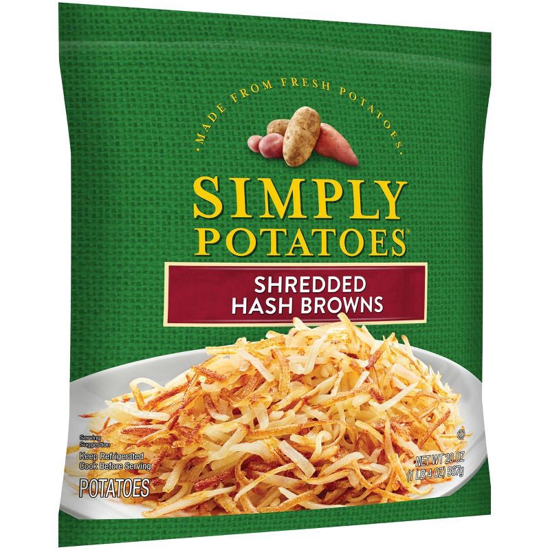 slide 4 of 4, Simply Potatoes Gluten Free Shredded Hash Browns - 20oz, 20 oz