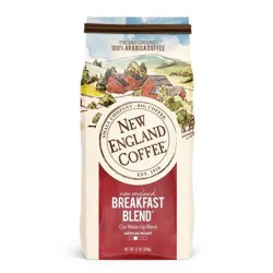 New England Coffee New England Breakfast Blend Medium Roast Ground Coffee - 12oz