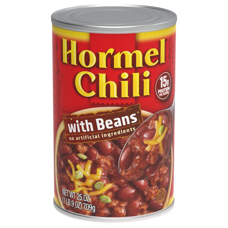 slide 1 of 9, Hormel Gluten Free Chili with Beans - 25oz, 25 oz