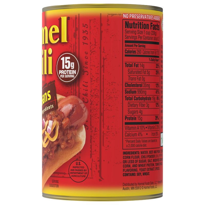 slide 2 of 12, Hormel No Beans Chili - 15oz, 15 oz