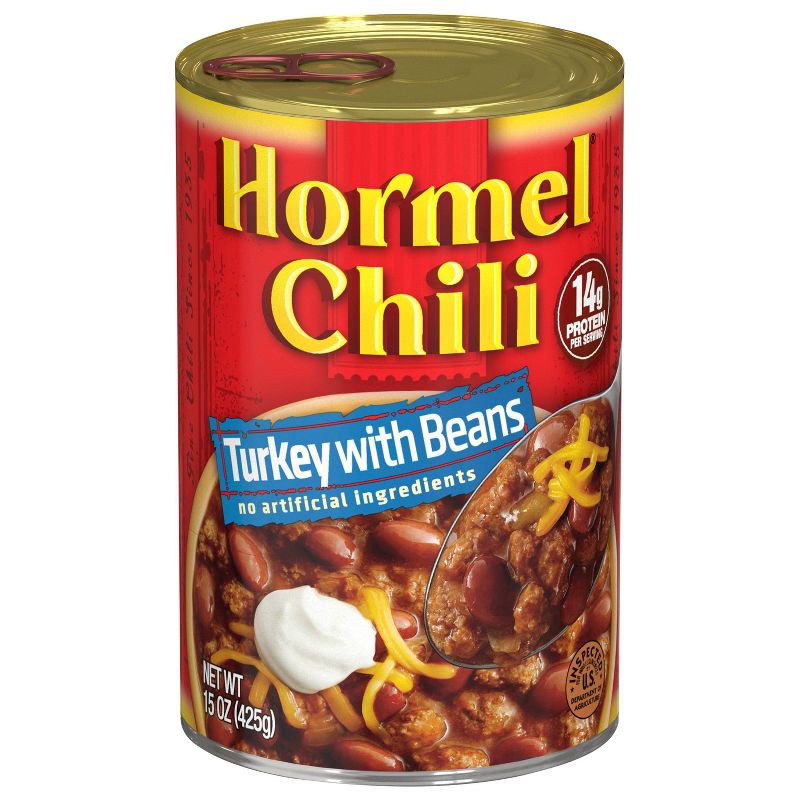 slide 1 of 11, Hormel 99% Fat Free Turkey with Beans Chili - 15oz, 15 oz
