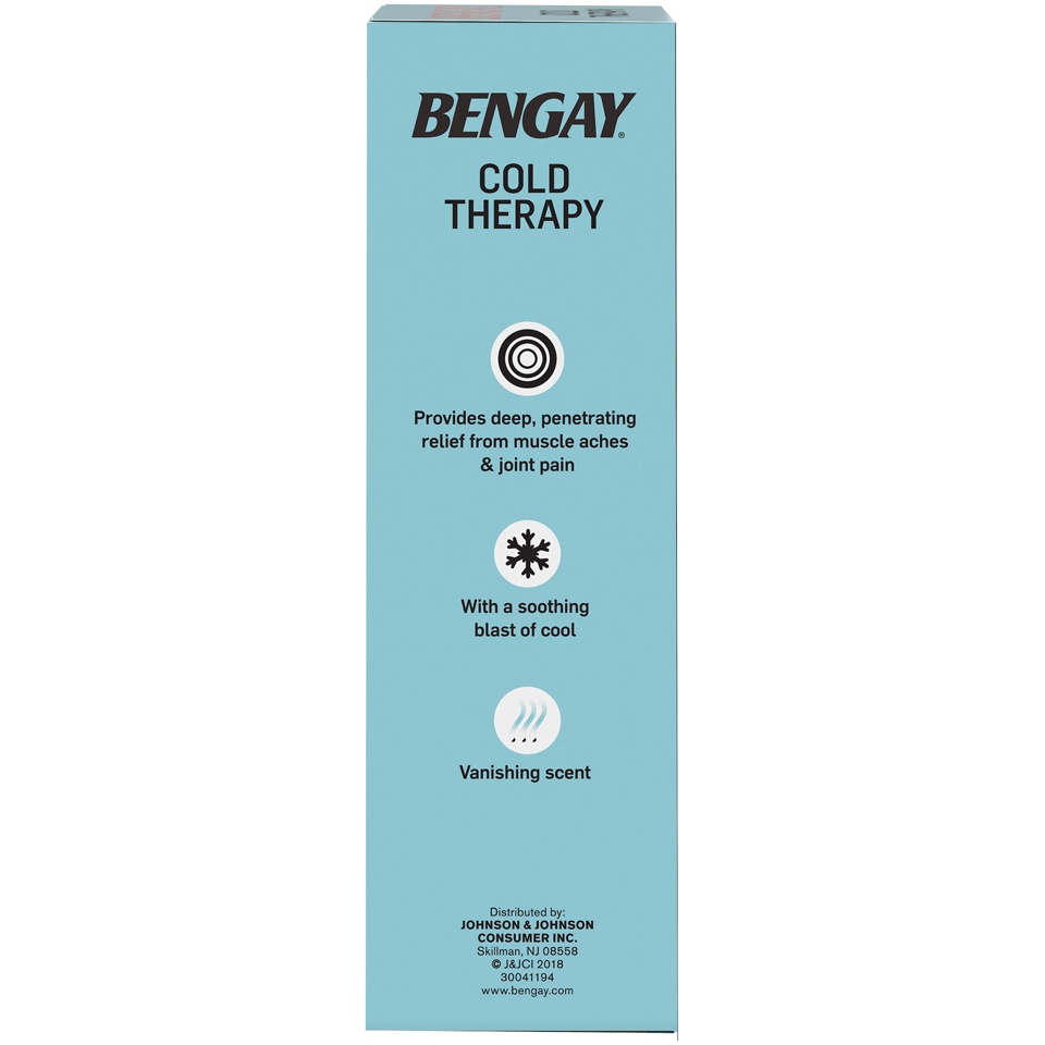 slide 4 of 6, BENGAY Cold Therapy Pain Relieving Gel with PRO-COOL Technology, 4 Oz, 4 oz