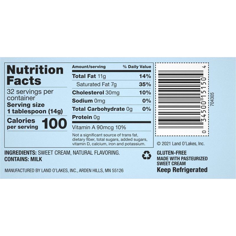 slide 3 of 7, Land O'Lakes Land O Lakes Unsalted Butter - 1lb, 1 lb