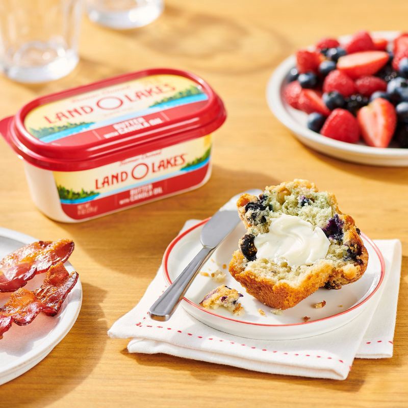 slide 2 of 6, Land O'Lakes Land O Lakes Spreadable Butter with Canola Oil - 8oz, 8 oz