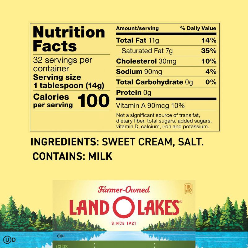slide 8 of 12, Land O'Lakes Land O Lakes Salted Butter - 1lb, 1 lb