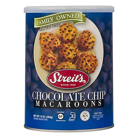 slide 1 of 1, Streits Macaroons Chocolate Chp - 10 Oz, 10 oz