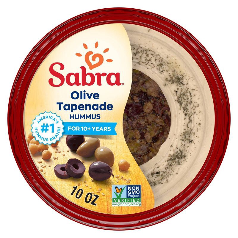 slide 1 of 6, Sabra Olive Tapenade Hummus - 10oz, 10 oz