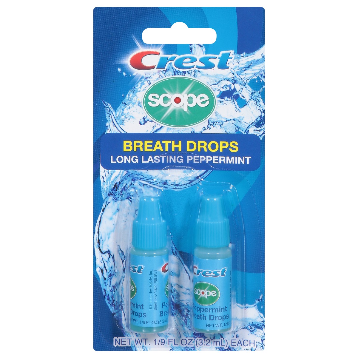 slide 1 of 13, Crest Long Lasting Peppermint Breath Drops 2 ea, 2 ct