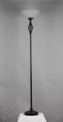 ROOM & RETREAT RR Birdcage Torchiere Floor Lamp