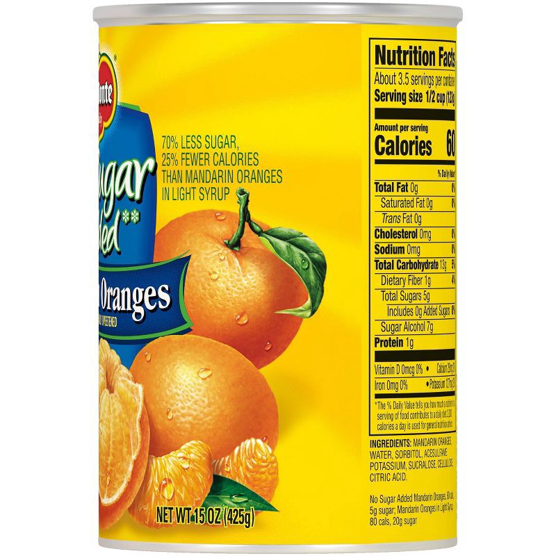 slide 2 of 4, Del Monte No Sugar Added Mandarin Oranges in Water 15oz, 15 oz