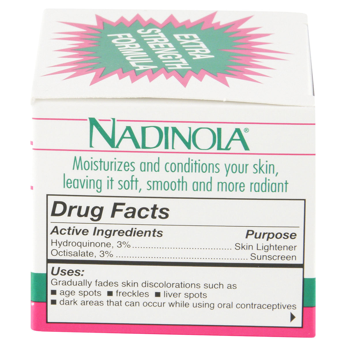 slide 4 of 6, Nadinola Extra Strength Formula Skin Discoloration Fade Cream, 2.25 oz