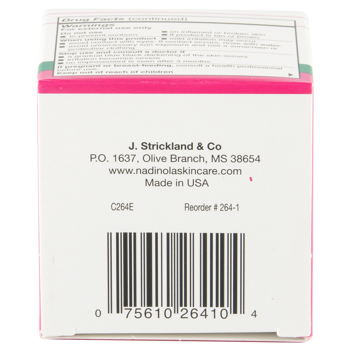 slide 6 of 6, Nadinola Extra Strength Formula Skin Discoloration Fade Cream, 2.25 oz