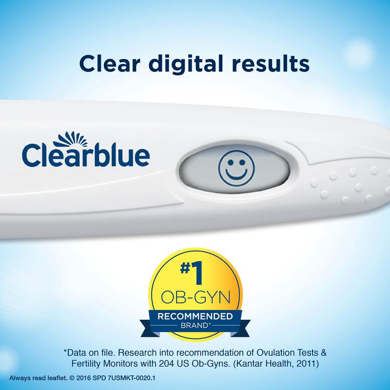 slide 5 of 10, Clearblue Digital Ovulation Predictor Kit with Digital Ovulation Test Results - 20ct, 20 ct