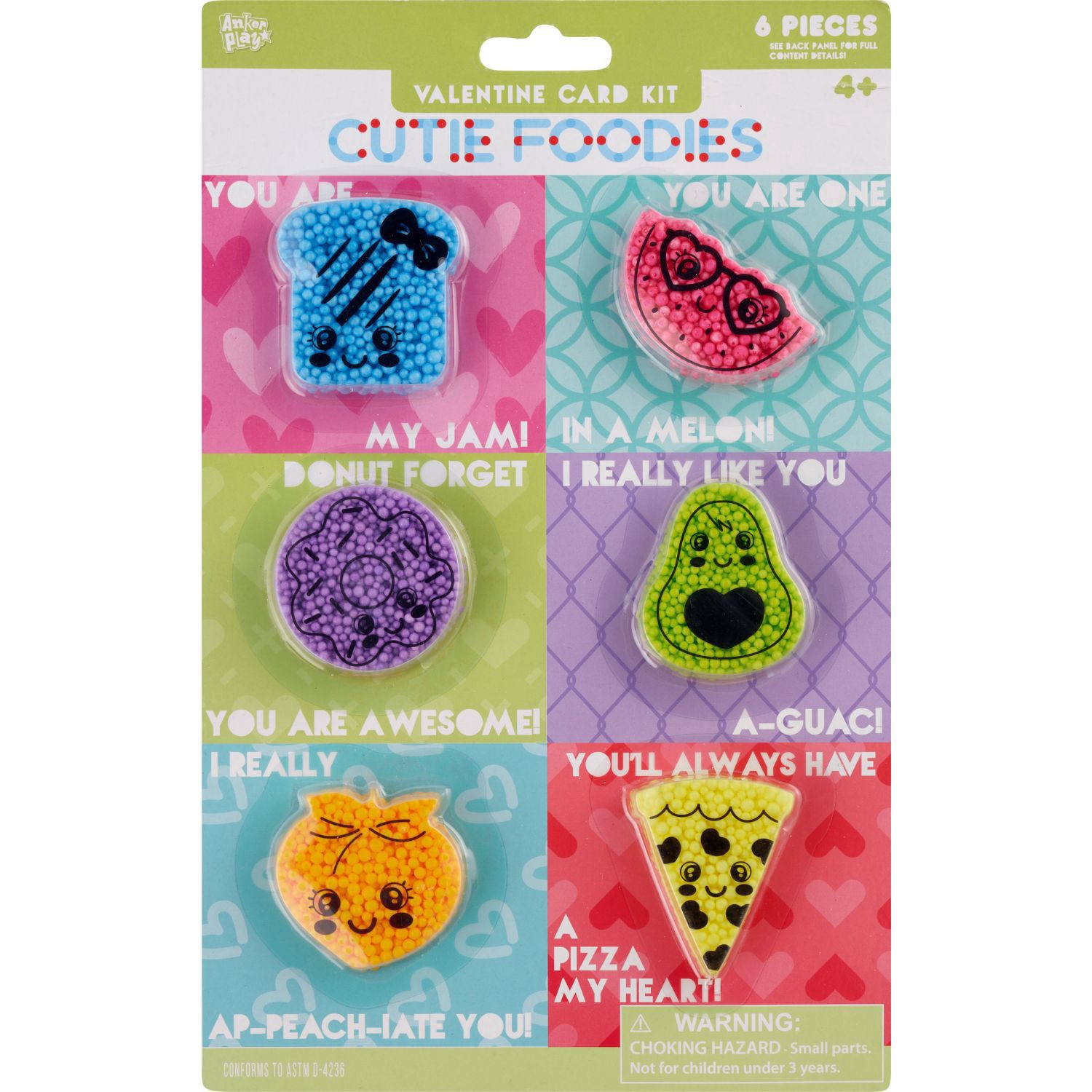 slide 1 of 1, RED AND PINK Cutie Foodies, 1 ct