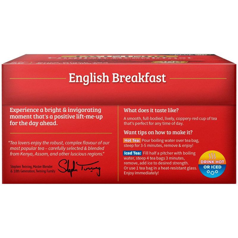 slide 4 of 5, Twinings Classics Naturally English Breakfast Tea - 50ct, 50 ct